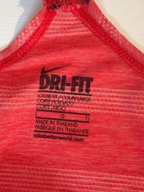 Nike Dri-FIT Heathered Coral Tank Top